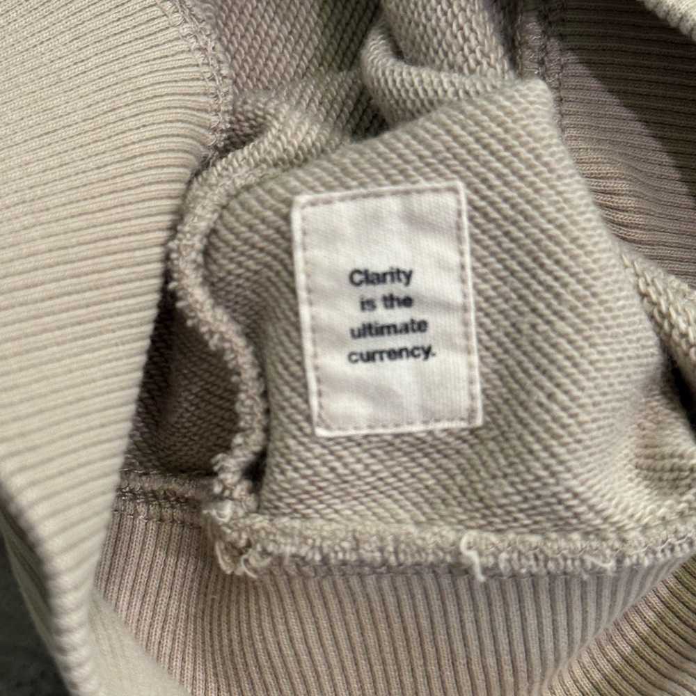 Vuori Men's Light Beige Crewneck Sweater - Picture 8 of 10